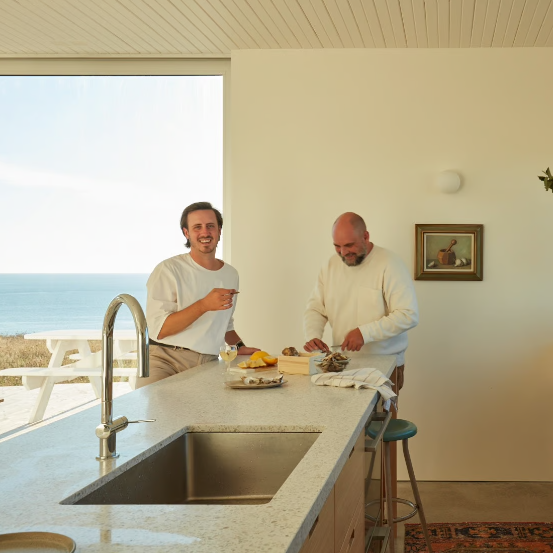 Maison Mer – Hébergement Îles de la Madeleine – 28/06/2024 Vincent Morel et Jan-Nicolas Vanderveken